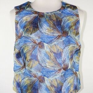 Sam Edelman Embroidered Crop Top Festival In Blue